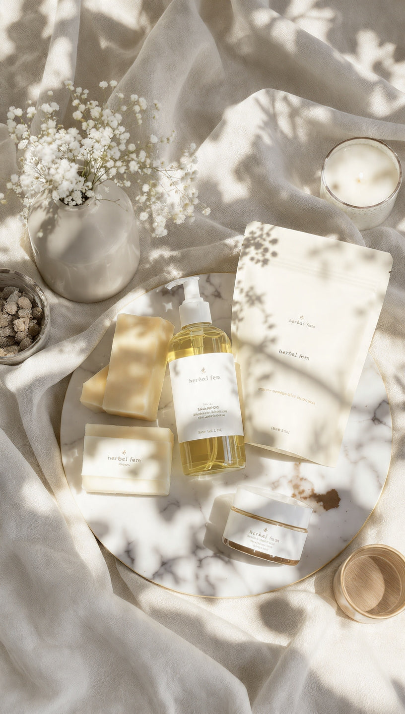 Herbal FEM Skincare products
