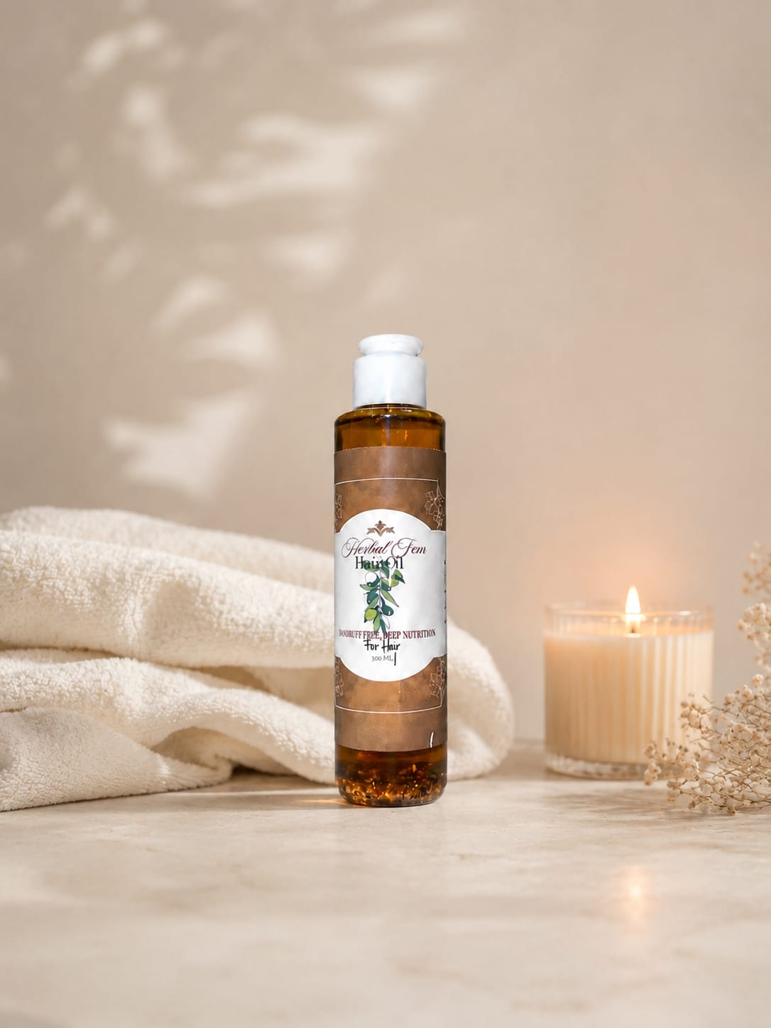 Herbal Fem Golden hair oil