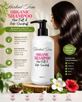 Herbal organic shampoo