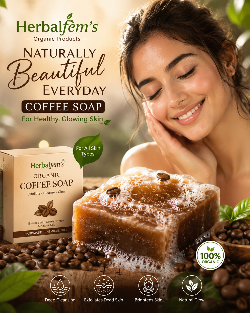 Herbal coffee Soap