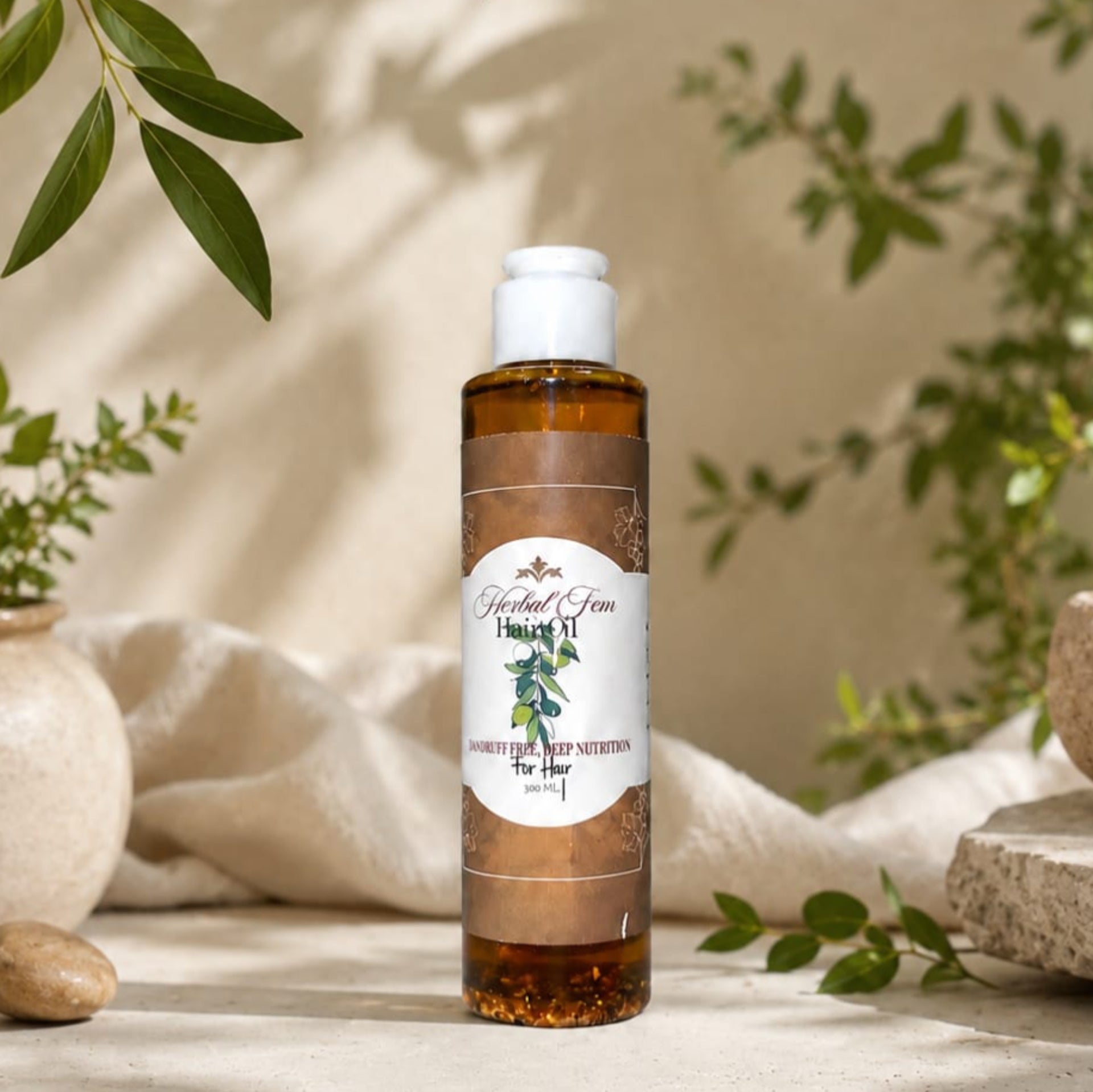 Herbal Fem Golden hair oil